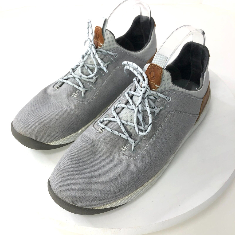 Olukai Nanea Li Cross Training Men's 10.5 Lace Up Shoes Gray